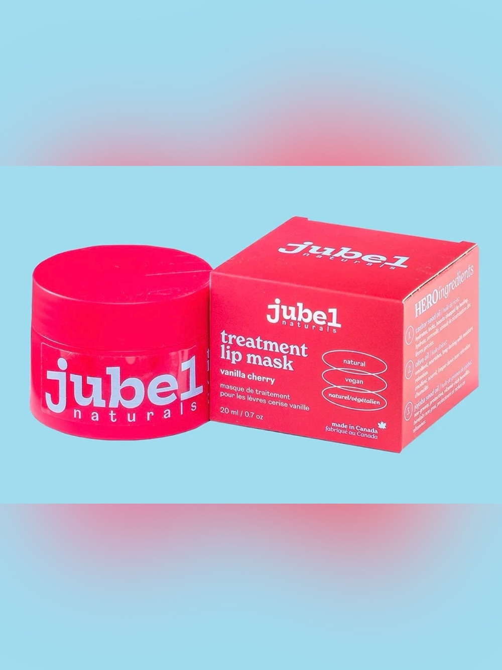 Jubel Naturals,  Lip Mask -NEW in Box